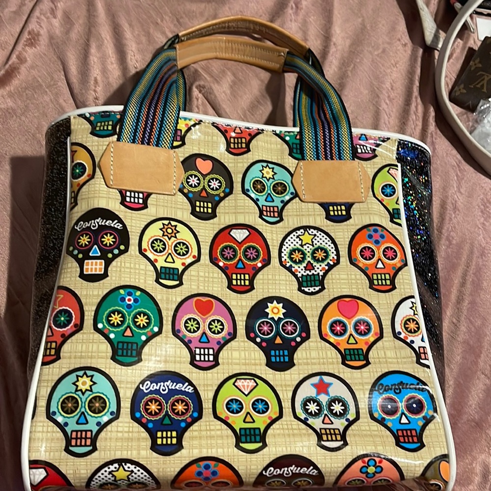 Consuela Legacy Sugar Skulls Classic Tote